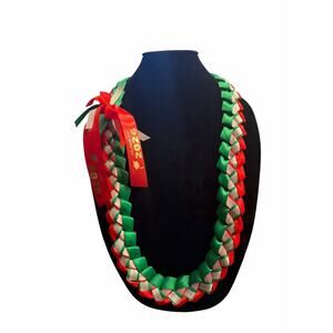 Red Green and White Honor Your Heritage 🎓✨ | Graduation Lei | Class of 2026